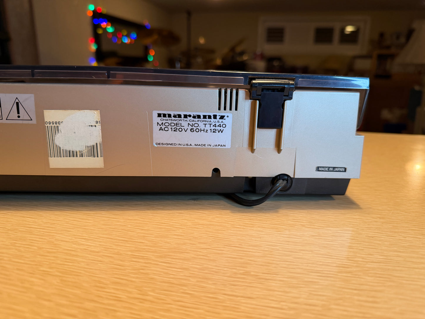 Marantz TT440 Linear Tracking Belt-Driven Turntable SERVICED WORKS GREAT BEAUTY!