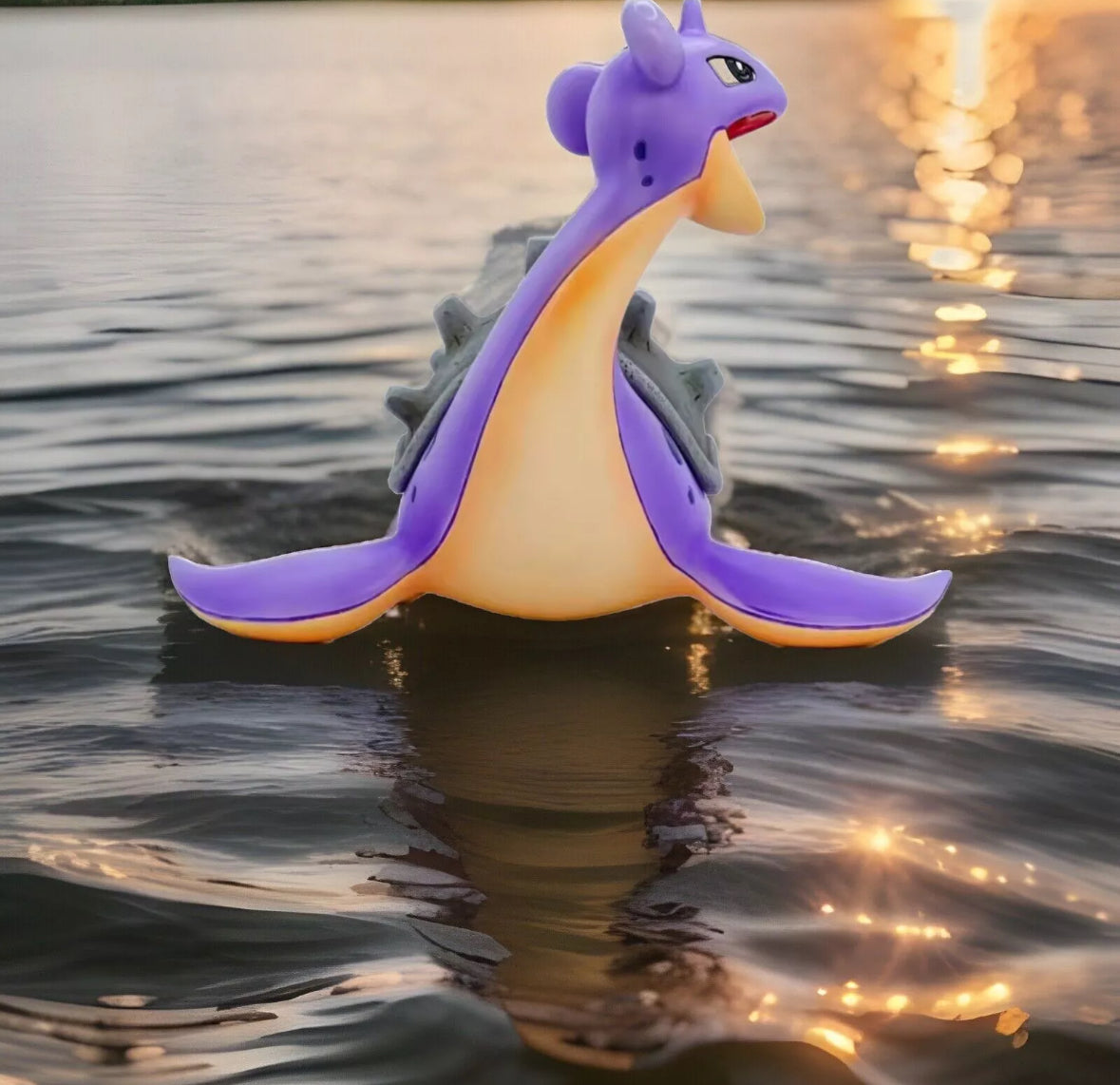 Vintage Shiny Or Regular Pokemon Anime Figures Lapras Action Figure 12cm Rare !