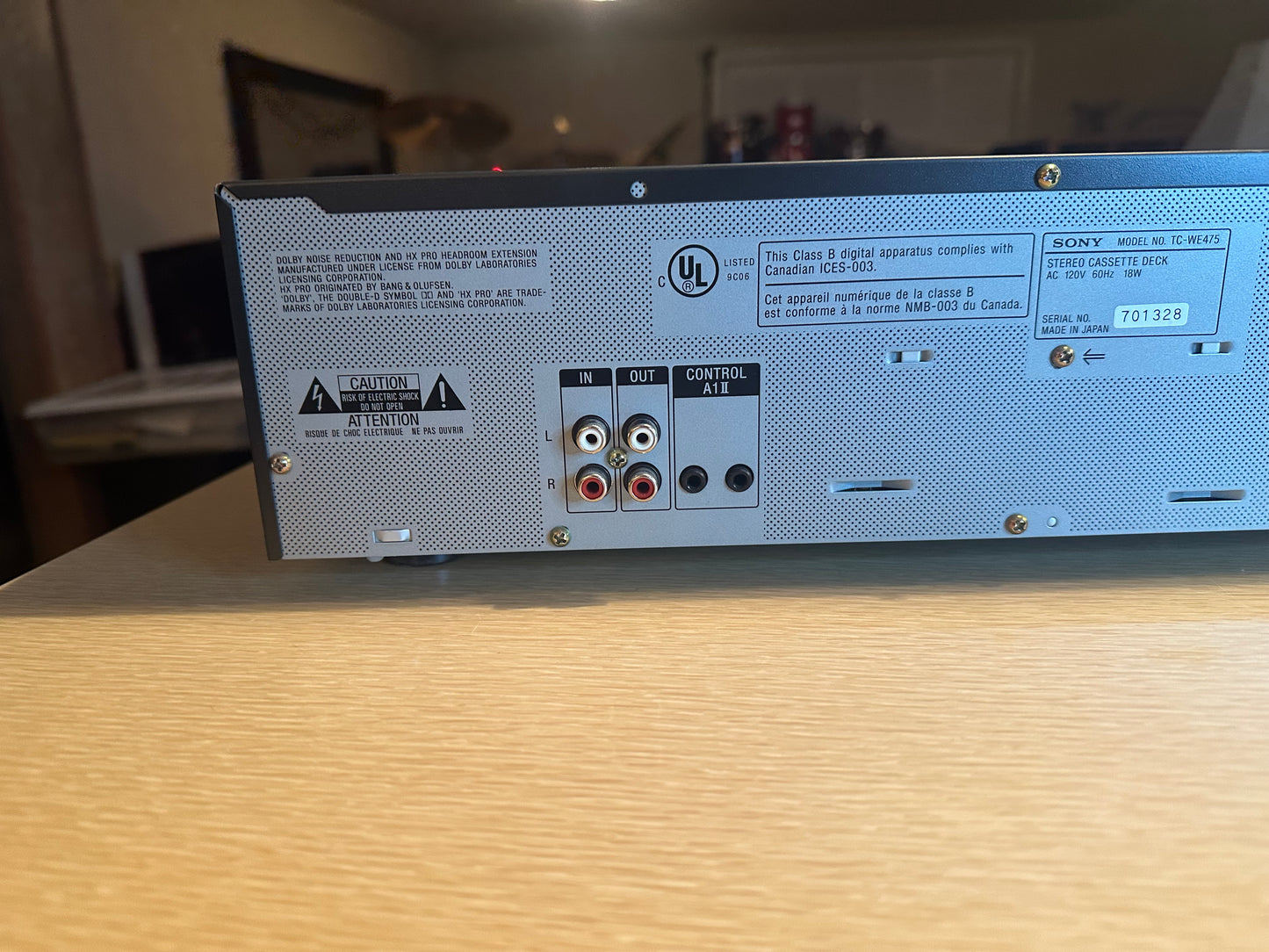 Sony TC-WE475 Dual Stereo Cassette Deck – Full +Freshly Serviced Great Condition