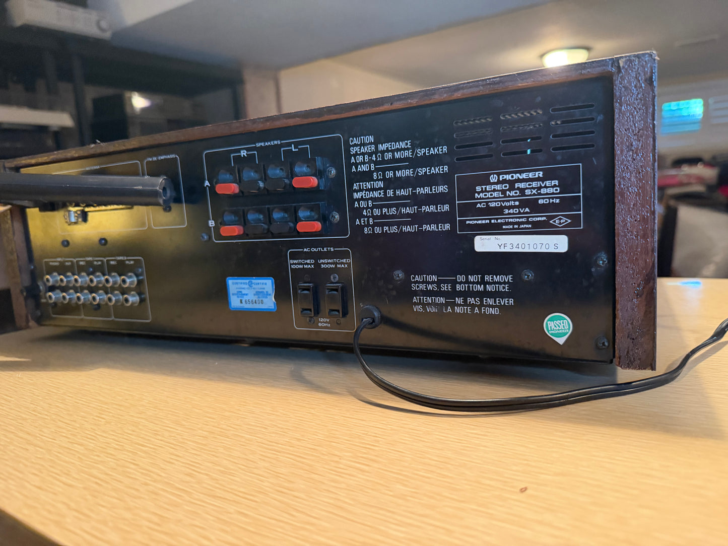 N Mint PIONEER SX-880 Stereo Receiver Refinished LED Upgrade Full Fresh Service