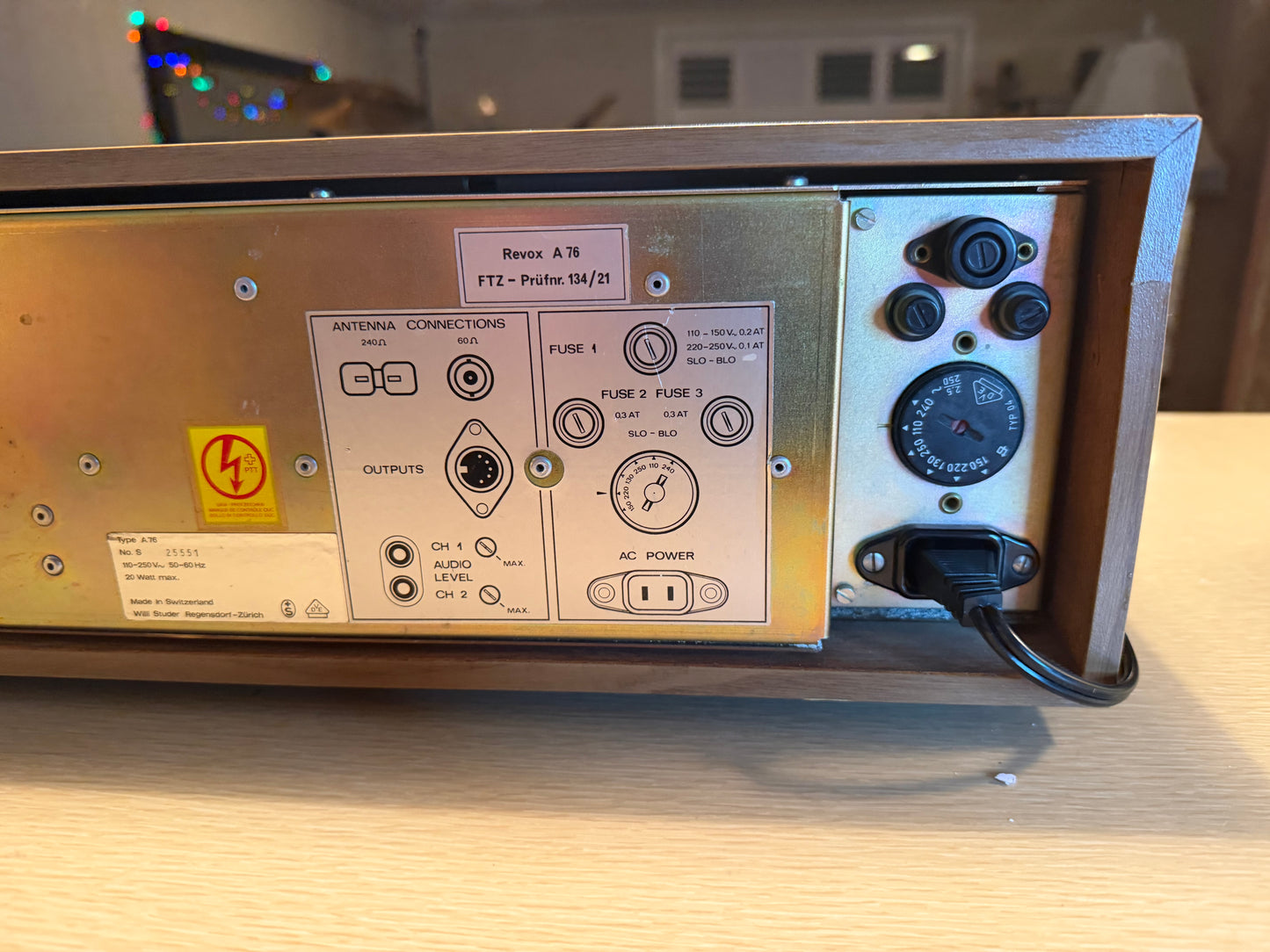 Revox A 76 Radio Studer - Revox tuner build 1968 Made In Switzerland Serviced🎶