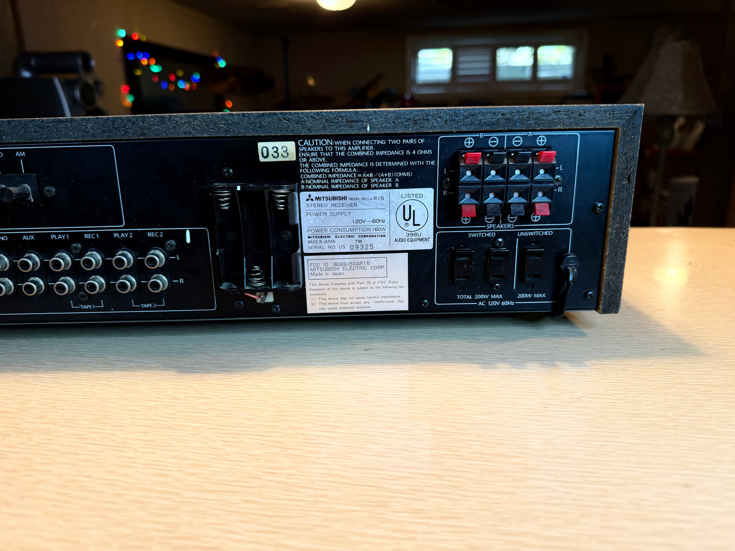 Audiophile Mitsubishi DA-R15 Stereo Receiver Beautiful Finish FRESH SERVICE 💎