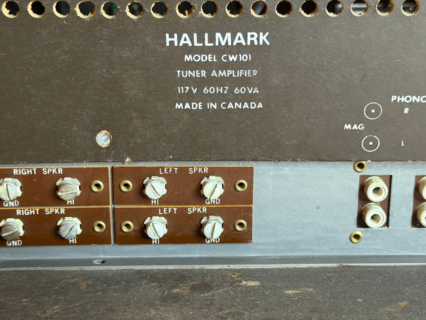 Vintage Hallmark (FISHER) Receiver Dual 1214 Combo Unit Tested Working X Rare