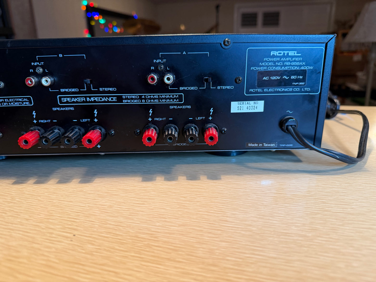 Vintage Rotel RB-956AX Amplifier *SERVICED* High Fidelity Sounds Smooth 🔥🎶