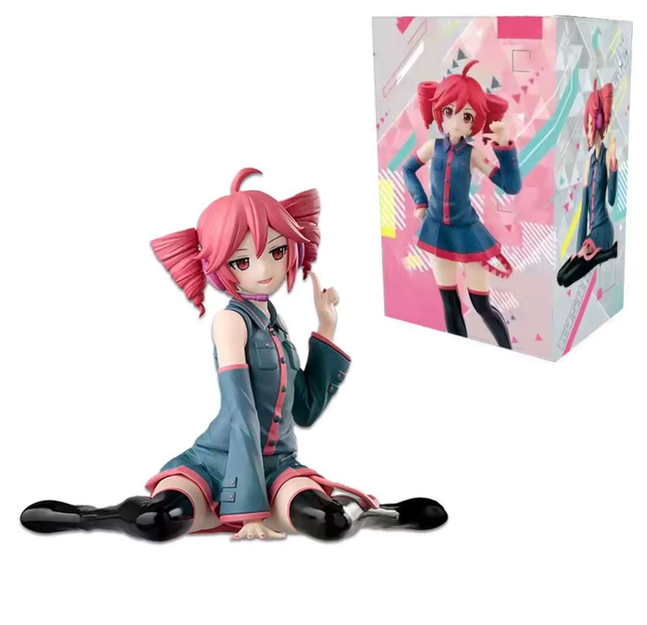 Kasane teto Anime figure Pink dress model action figures toys POP UP PARADE NEW