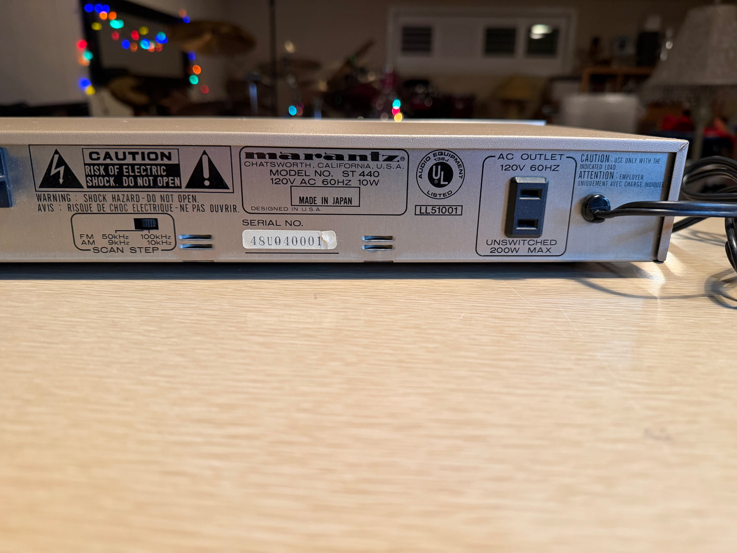 GOLD Marantz ST440 AM/FM Stereo Synthesised Tuner Digital Display Serviced RARE!