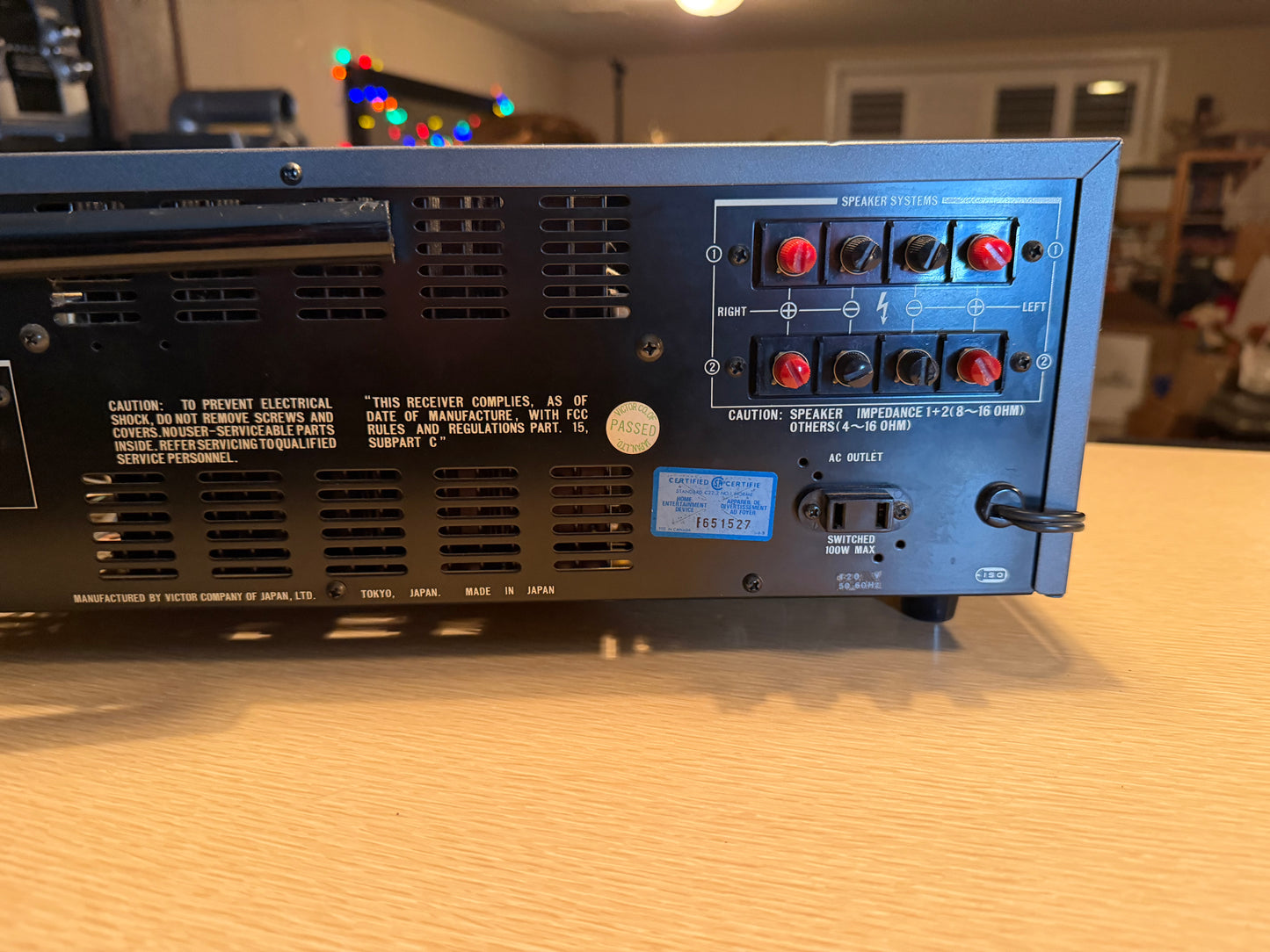 JVC JR-S100 Vintage Hi-Fi integrated amplifier Full FRESH SERVICE LED Replaced🔥