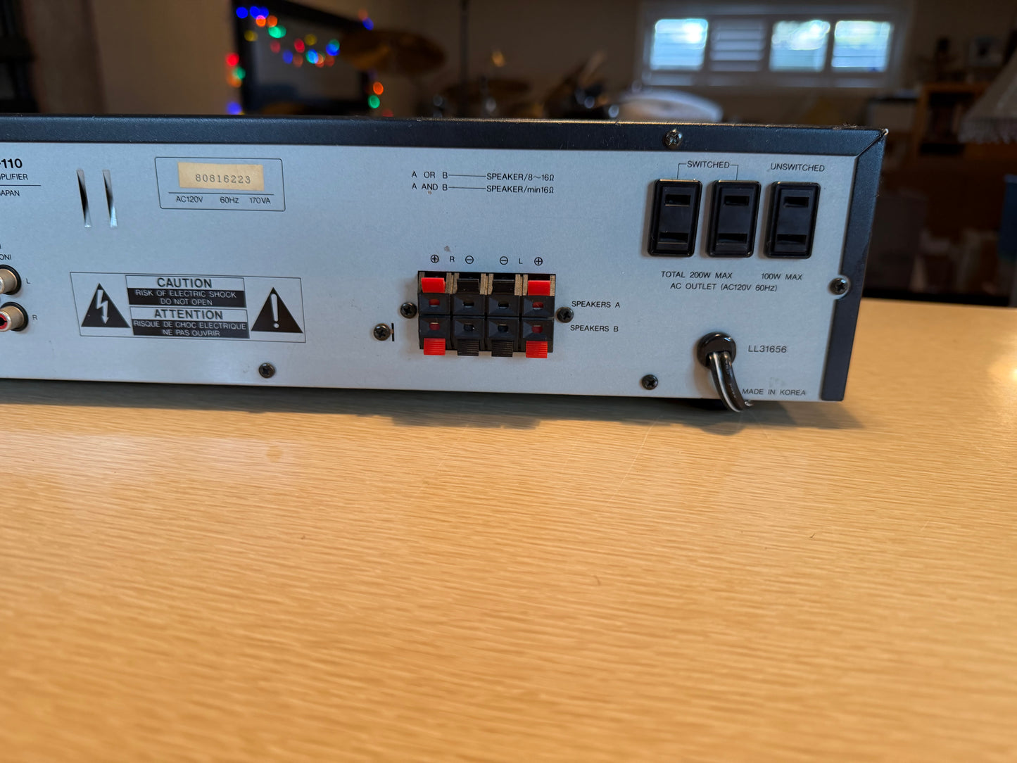 Luxman LV-110 MOS-FET Stereo Integrated Amplifier w MM MC Phono FRESH SERVICE🔥