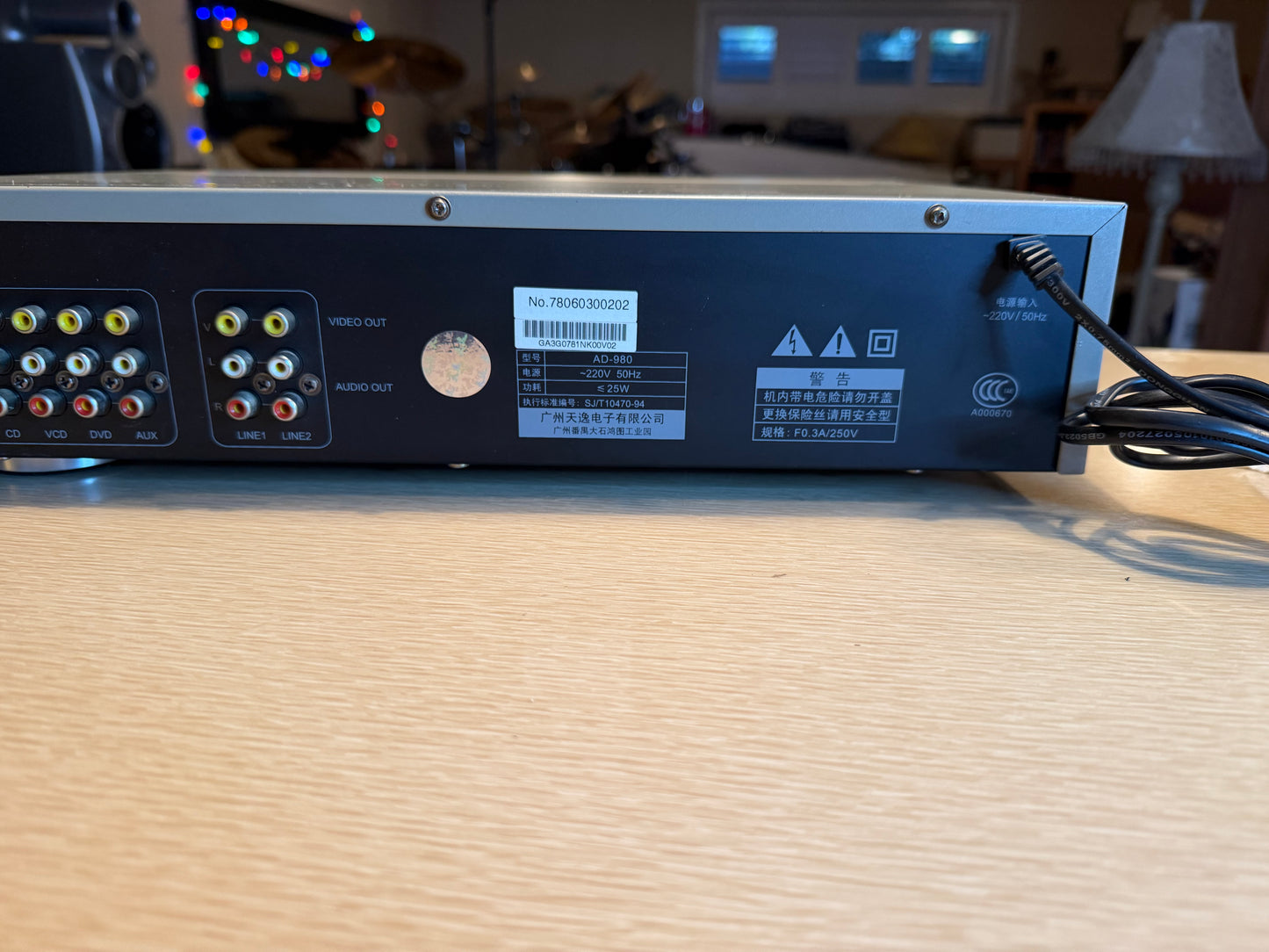 Very Rare Winner AD-980 Super Digital Karaoke Pre-Amplifier Gold Serviced