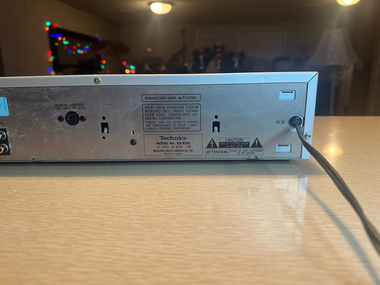 💥Technics RS-B50 Two Motor AX Amorphous Head DBX Stereo Cassette Deck Working💥