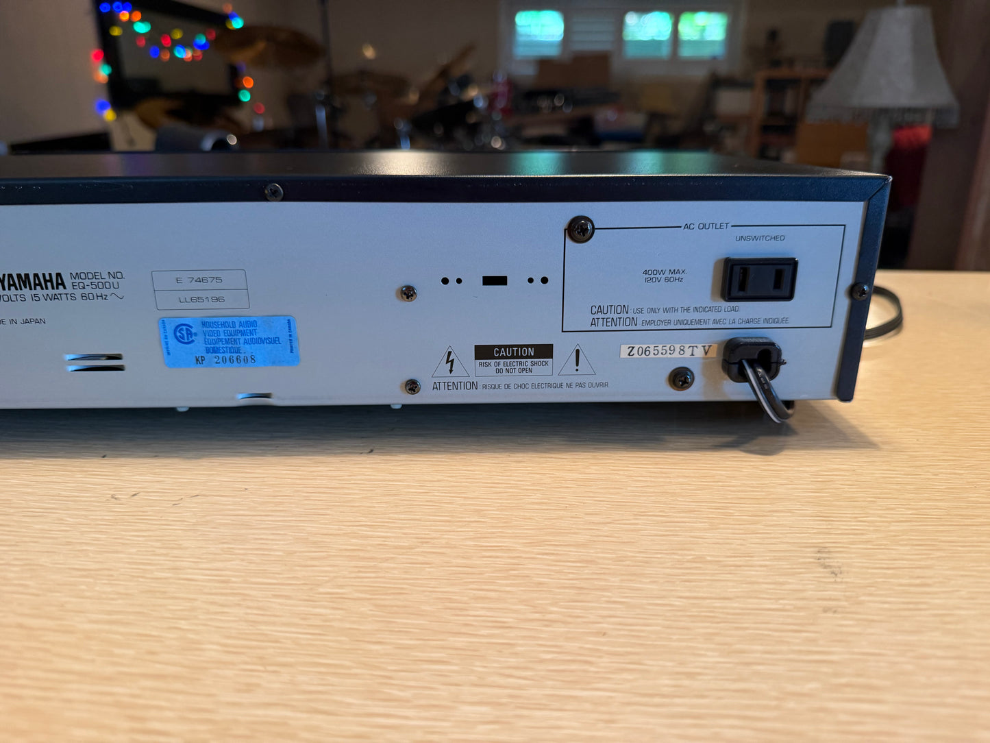 Yamaha EQ-500U Equalizer Spectrum Analyzer Tested Working High Fidelity Rare🎶🔥