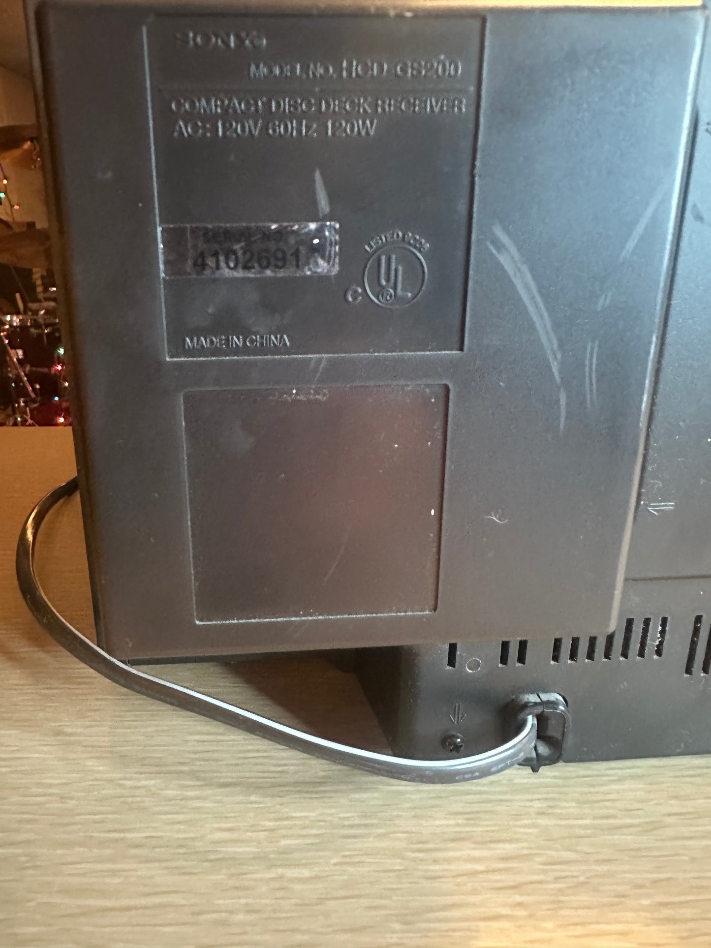 Sony MHC-GS200 60 Disc CD Changer Mini HiFi Stereo System Very Rare Tested Works
