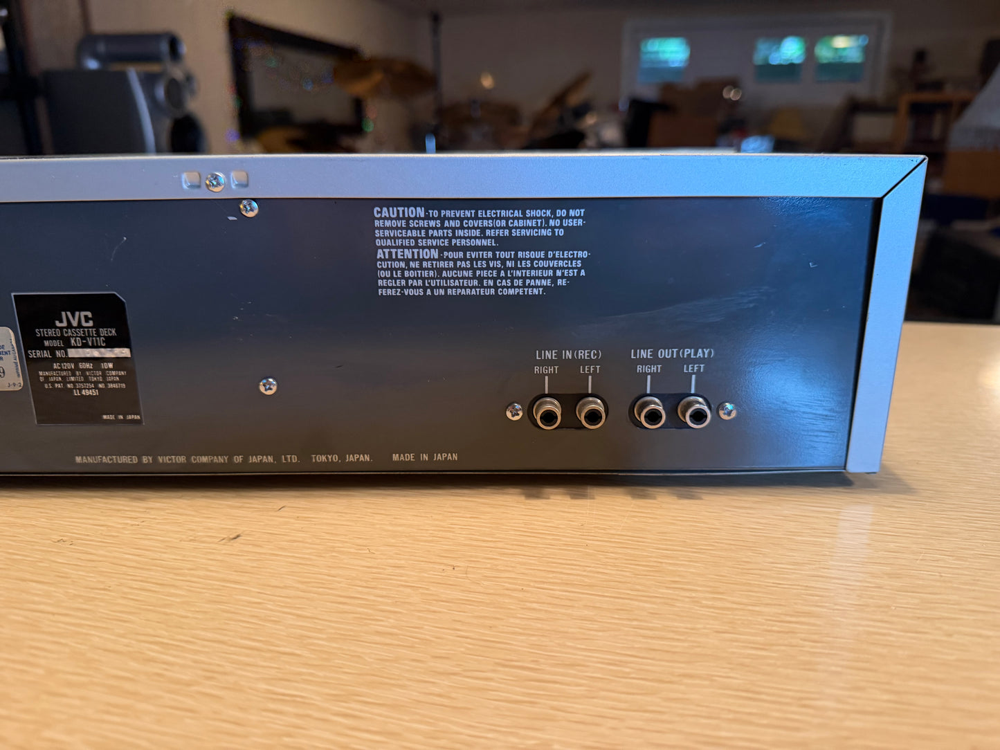 JVC Tape Deck KD-V11 Stereo Cassette Deck Vintage Audio KDV11 Fresh Service Rare