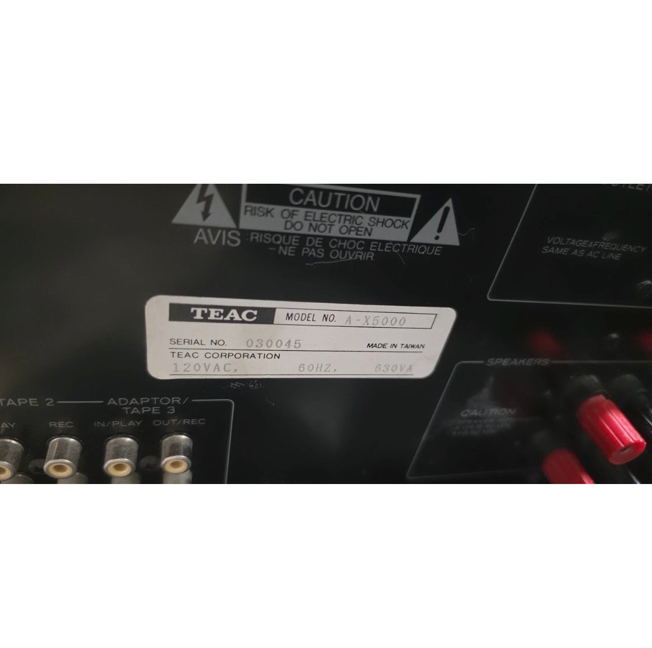 TEAC A-X5000 AUDIOPHILE DC Integrated Stereo Amplifier FRESH SERVICE 75WPC Rare!
