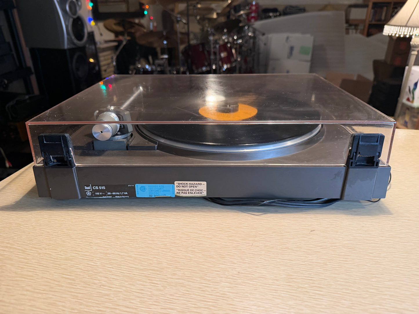 DUAL CS 515 Turntable Black with D71EE Cartridge in good condition Serviced Rare