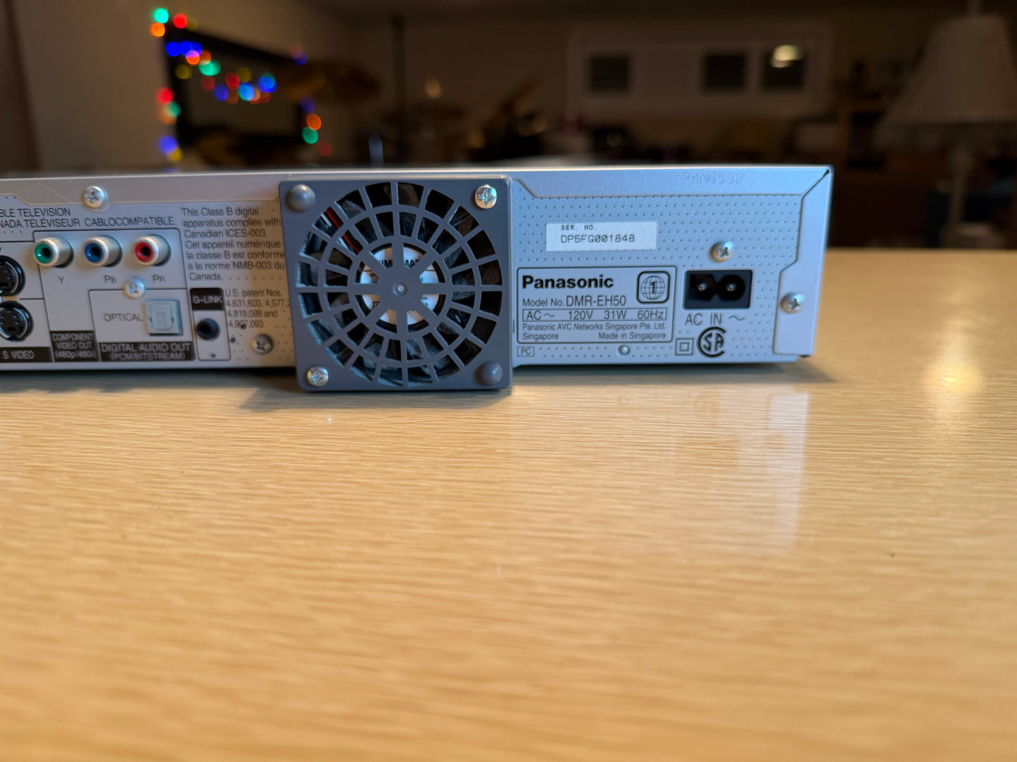 Panasonic DMR-EH50 HDD DVD Player and Recorder 100GB With Remote/Cables Tested🔥