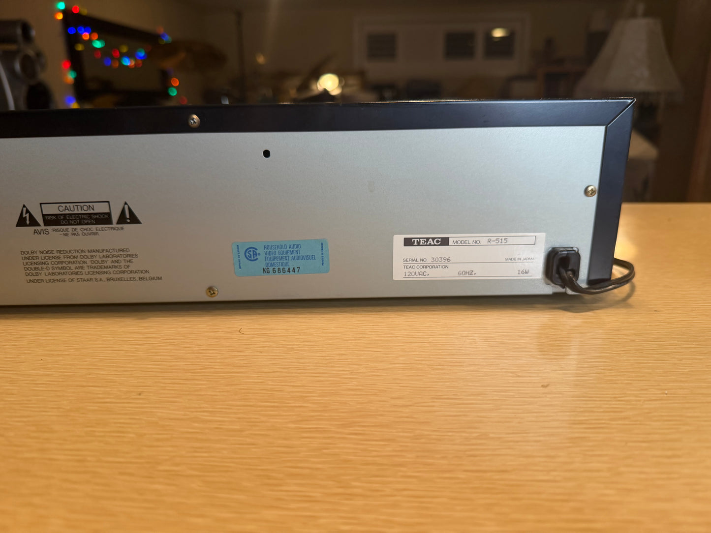 Teac R515 Stereo Tape Cassette Deck Full Fresh Servicing Extremely Rare Sounds👌