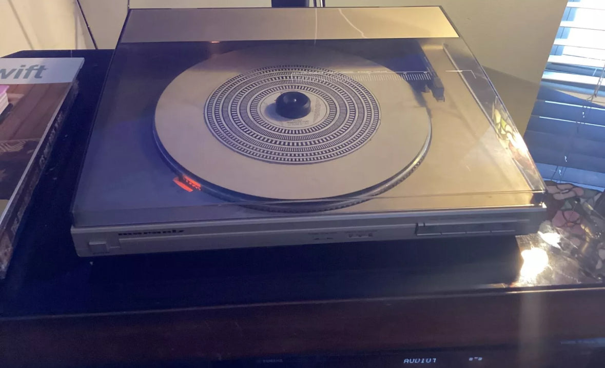 Vintage Marantz TT530 Linear Tracking Direct Drive Turntable W Manual Works Gem