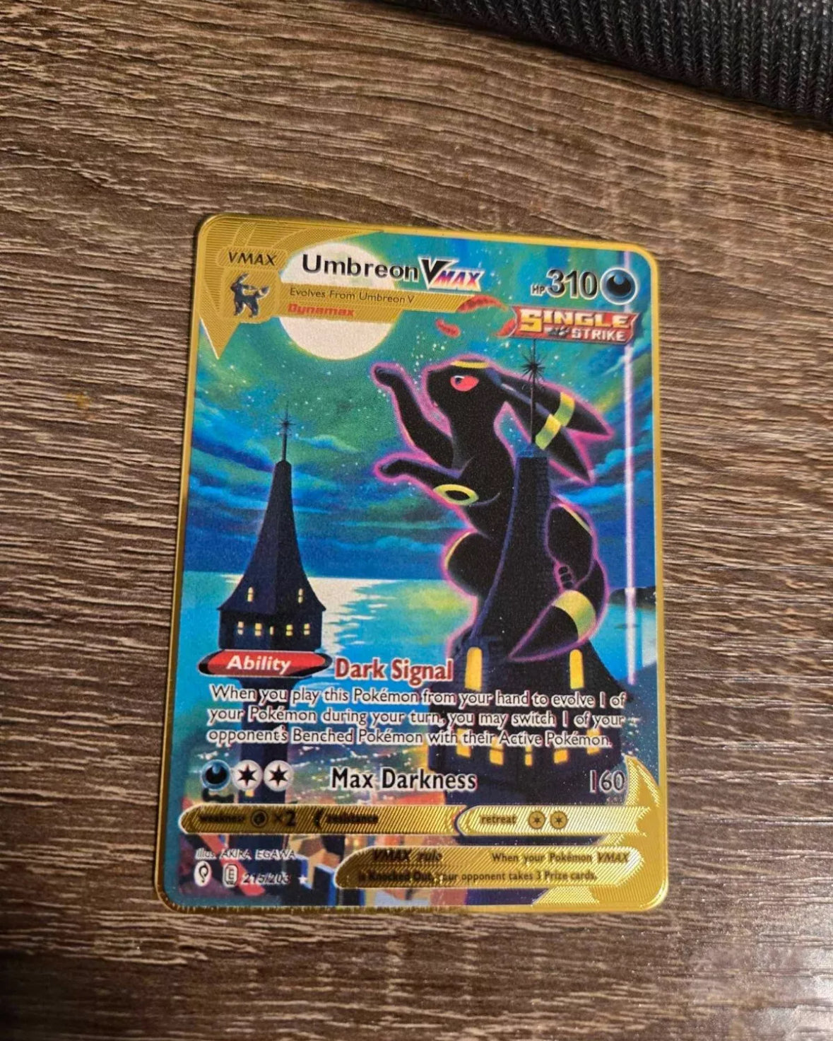 Umbreon VMAX Pokemon Card Rainbow GX EX GX ACG V STAR HOLO 1st Moonbreon M58
