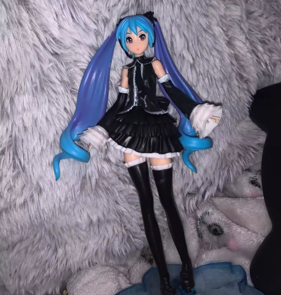 17CM Anime Hatsune Miku Project DIVA Arcade Future Tone Hatsune Miku Black Dress