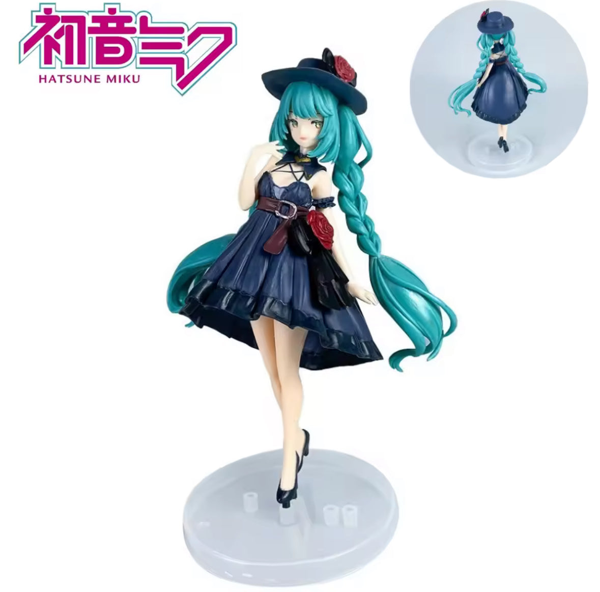 New Hatsune Miku Black Dress Beautiful Girls Anime Miku Rare Perfect Kid Gift 🎁
