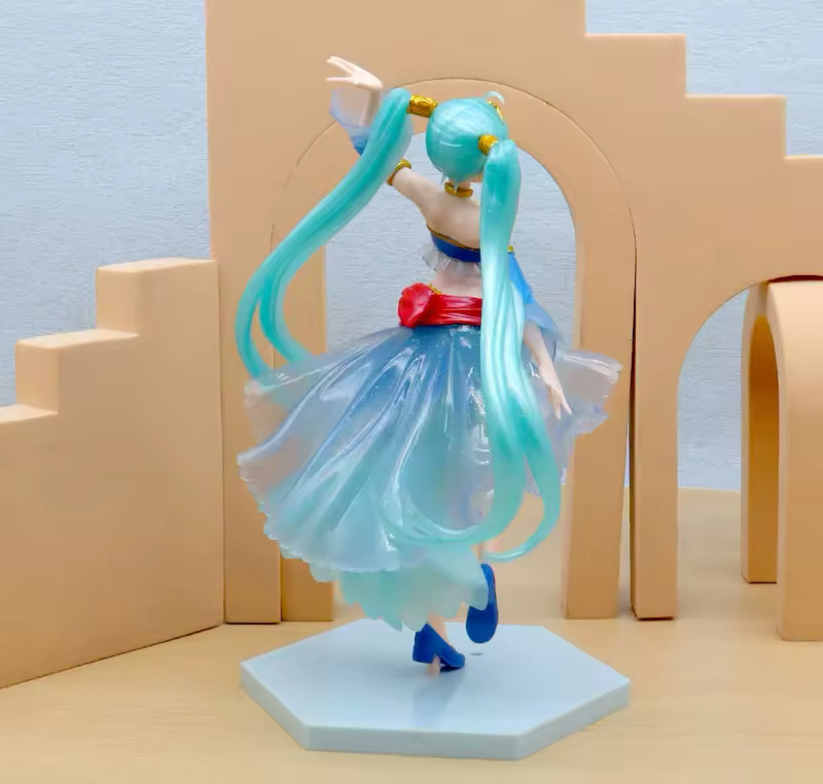 21CM Anime Hatsune Miku Artist MasterPiece Princess Arabian Ver Dress Up Model