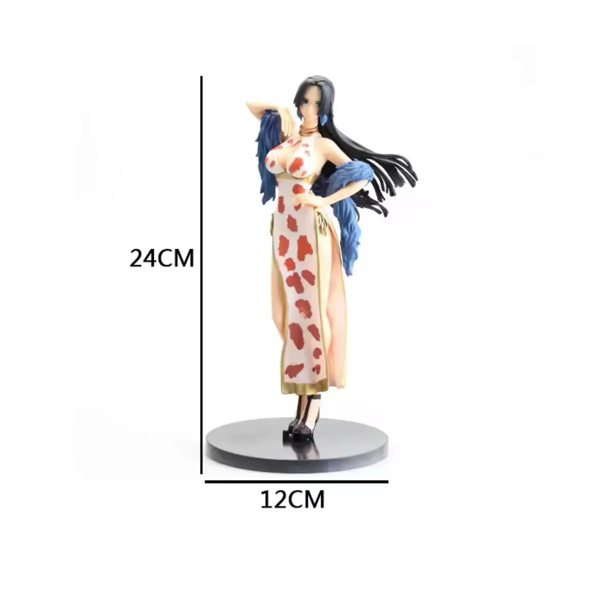 Vintage 22CM One Piece Japan Anime Statue Boa Hancock cheongsam Figure Rare New