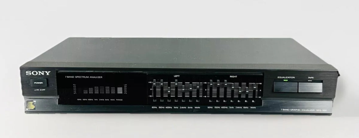 Sony 7-Band Graphic Equalizer w/ Spectrum Analyzer SEQ-300 Japan Great Cond!