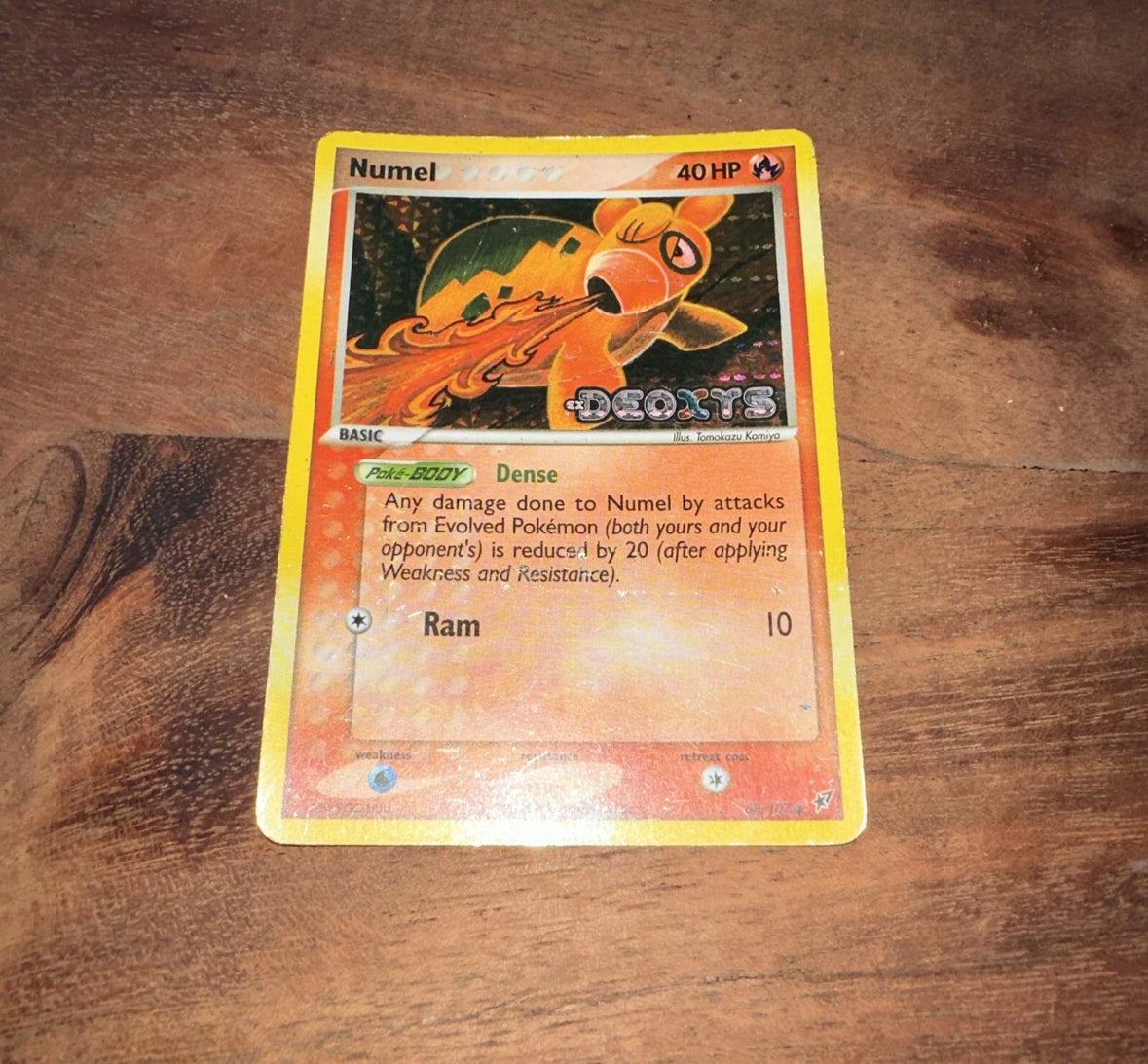 POKEMON - EX DEOXYS - NUMEL 68/107 - REVERSE HOLO - 2005 - MP