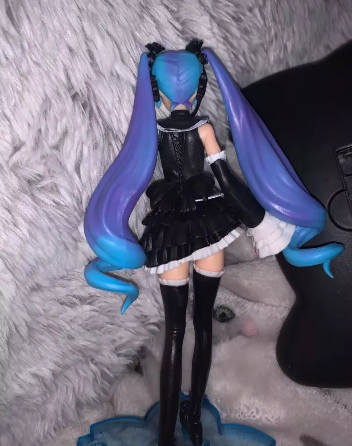 17CM Anime Hatsune Miku Project DIVA Arcade Future Tone Hatsune Miku Black Dress