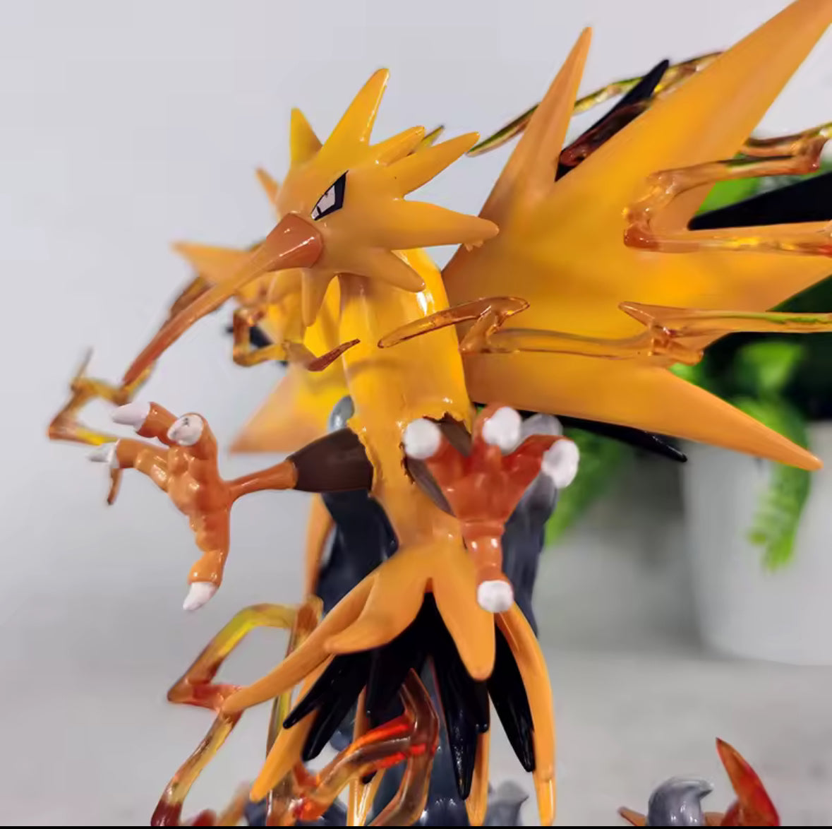 Pokemon Zapdos Action Figure Nintendo Jazwares Deluxe Legendary Bird 6” Toy NEW