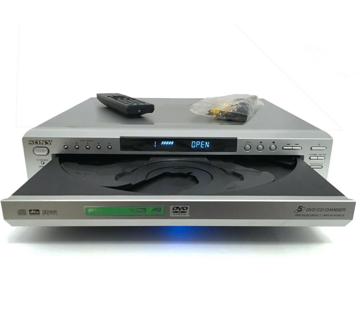Sony DVP-NC665P 5-Disc Precision Cinema Progressive DVD/CD Changer w/NEW Remote!