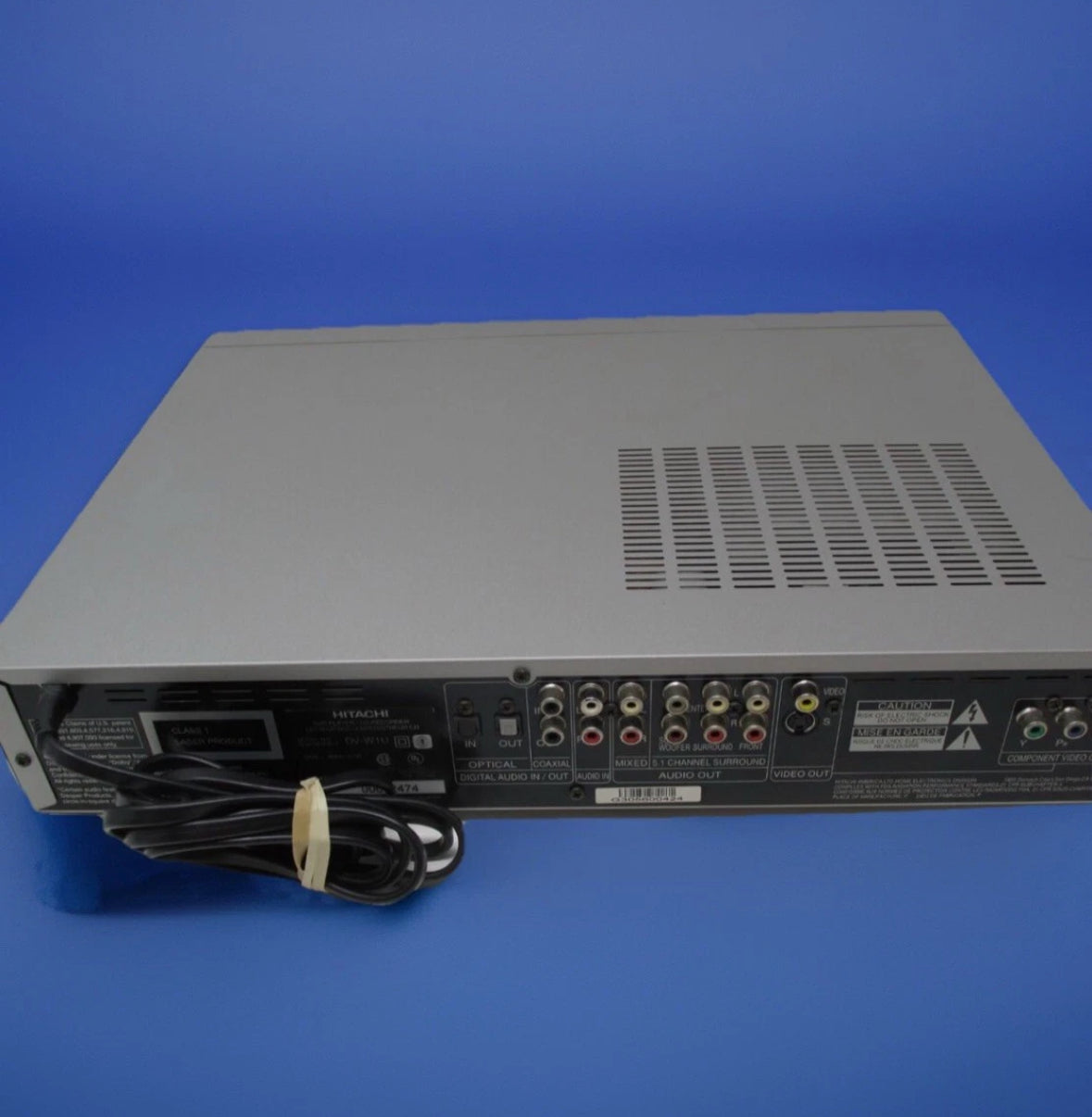 Hitachi DV-W1U DVD Player CD Recorder Combo Works Completely Good Shape