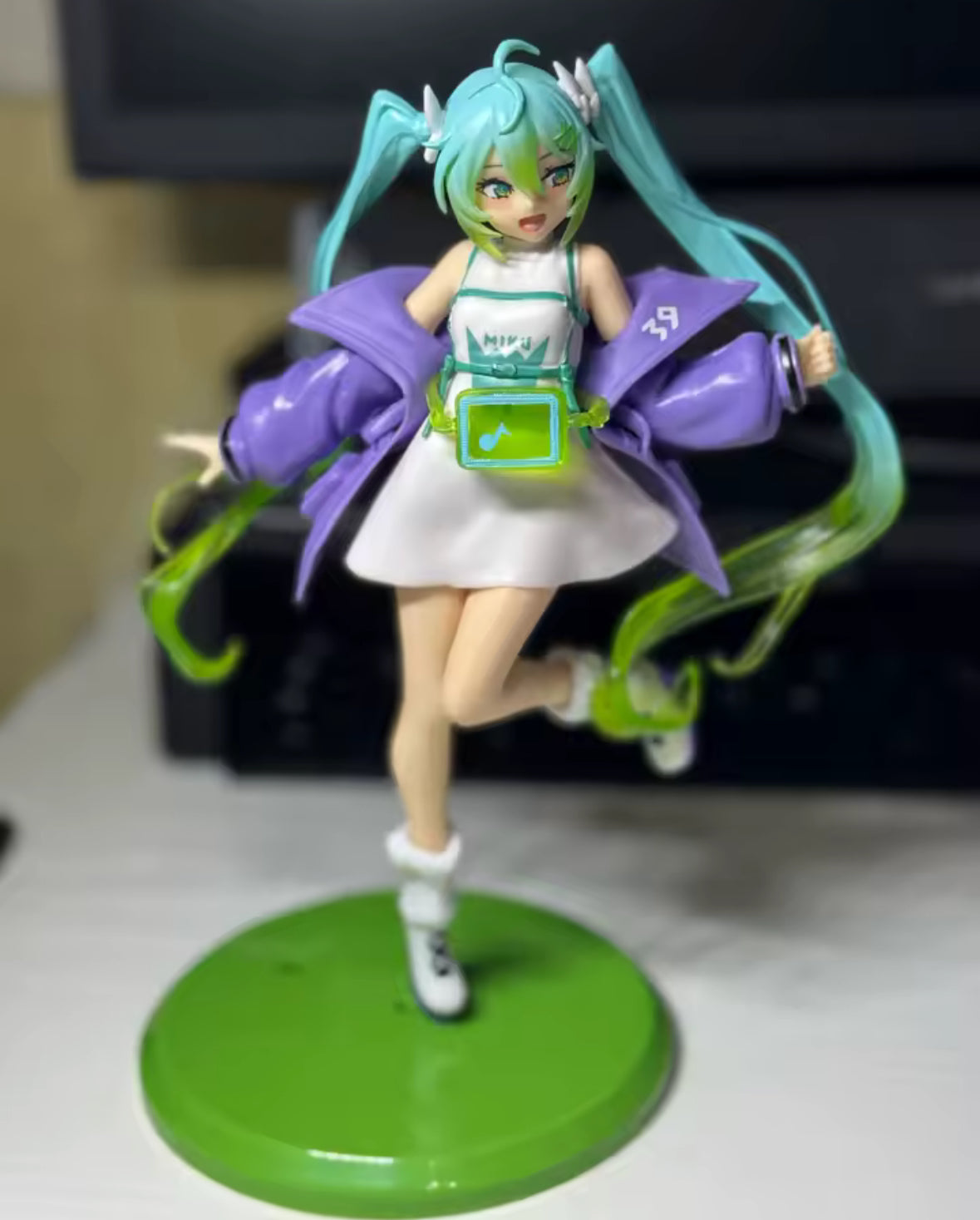 21cm Fashion Hatsune Miku Sports Girl Action Figure Anime Figurine New In Box🧚