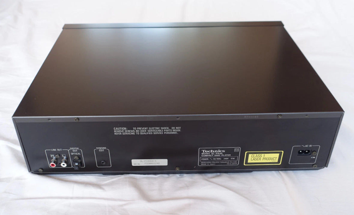 Rare🔥Technics SL-PS50 Compact Disc CD Player Very High Fidelity Works Well