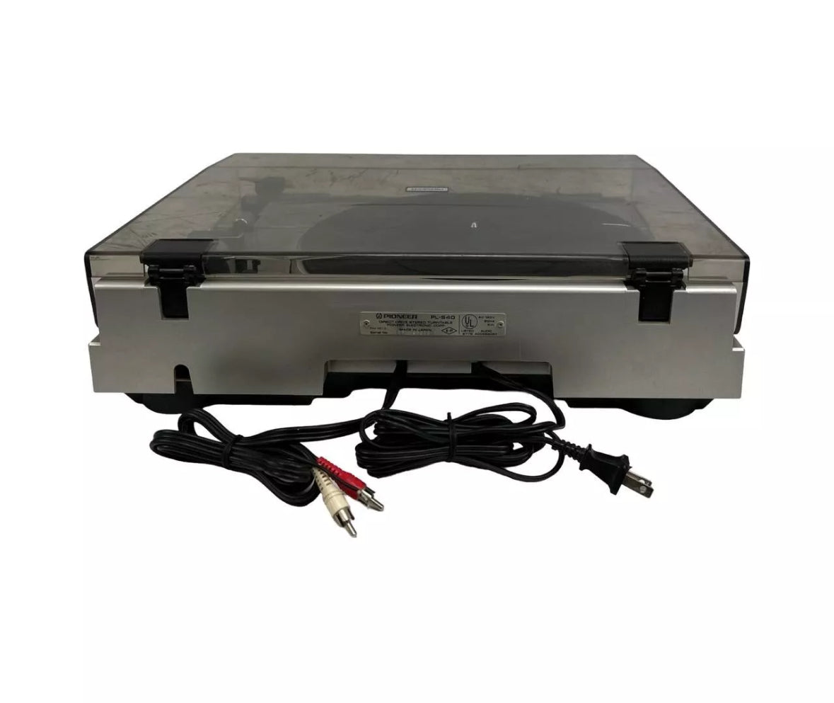 Pioneer PL-S40 Quartz Semi-Auto Direct Drive Turntable - Works well