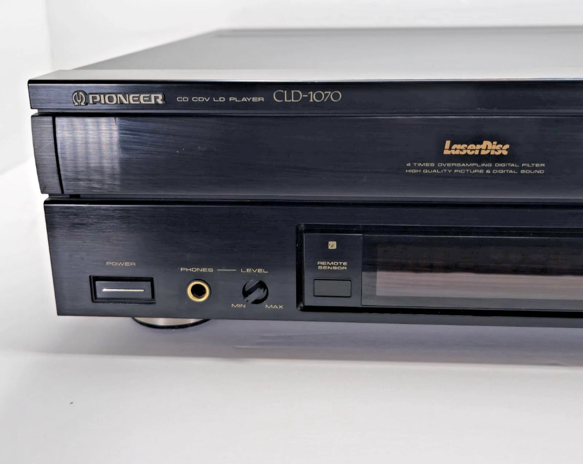 Pioneer CLD-1070 LaserDisc Player CD CDV Tested Working- Vintage Retro AV