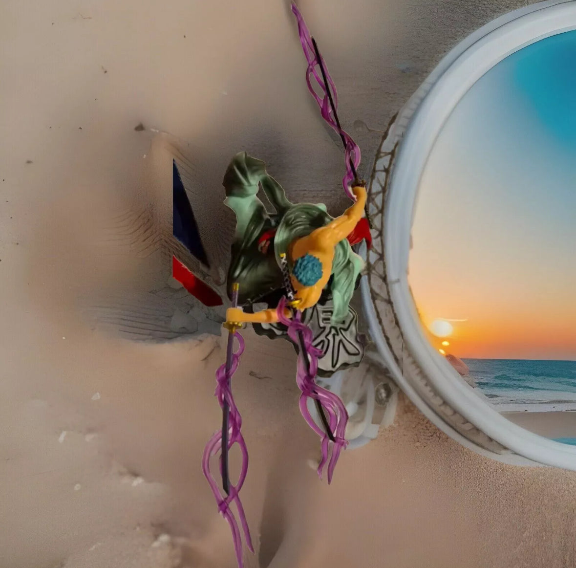 One Piece Roronoa Zoro Anime Figure Heads And 10cm Tall Gift Idea