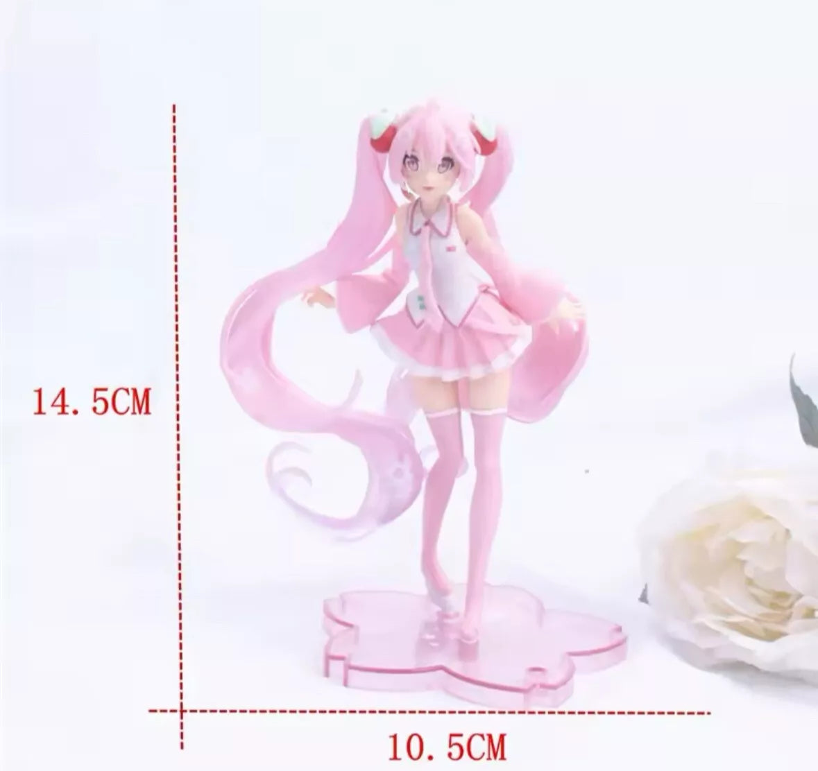 Hatsune Miku Action Figure Miku Kawaii Collection Model Pink 14.5cm Brand New