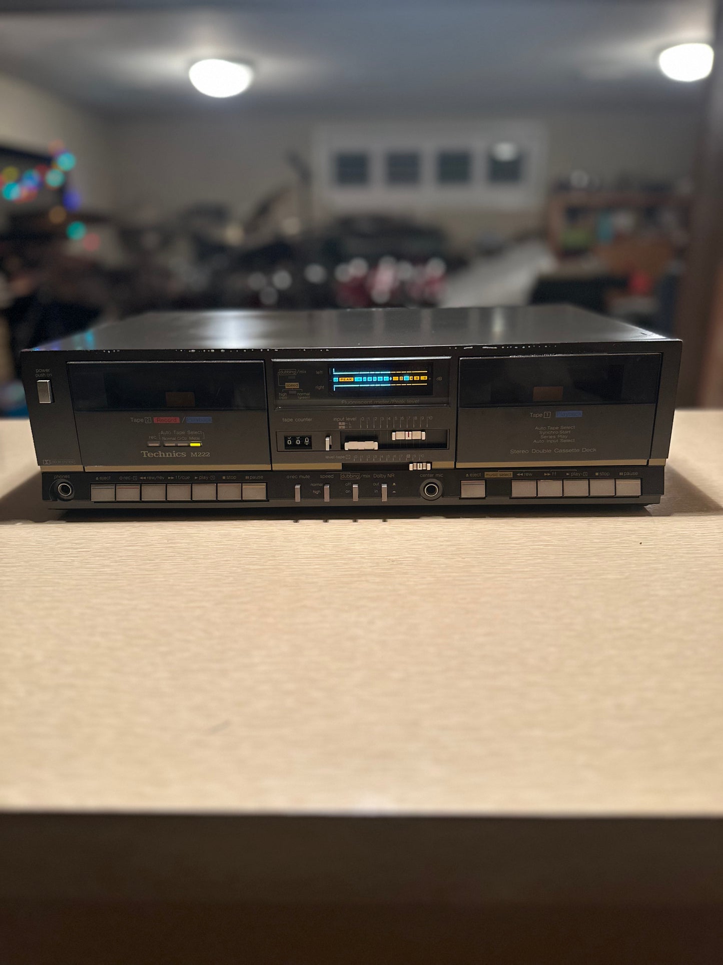 Vintage High End TECHNICS RS-M222 Double Cassette Deck M222 New Belts Serviced🔥