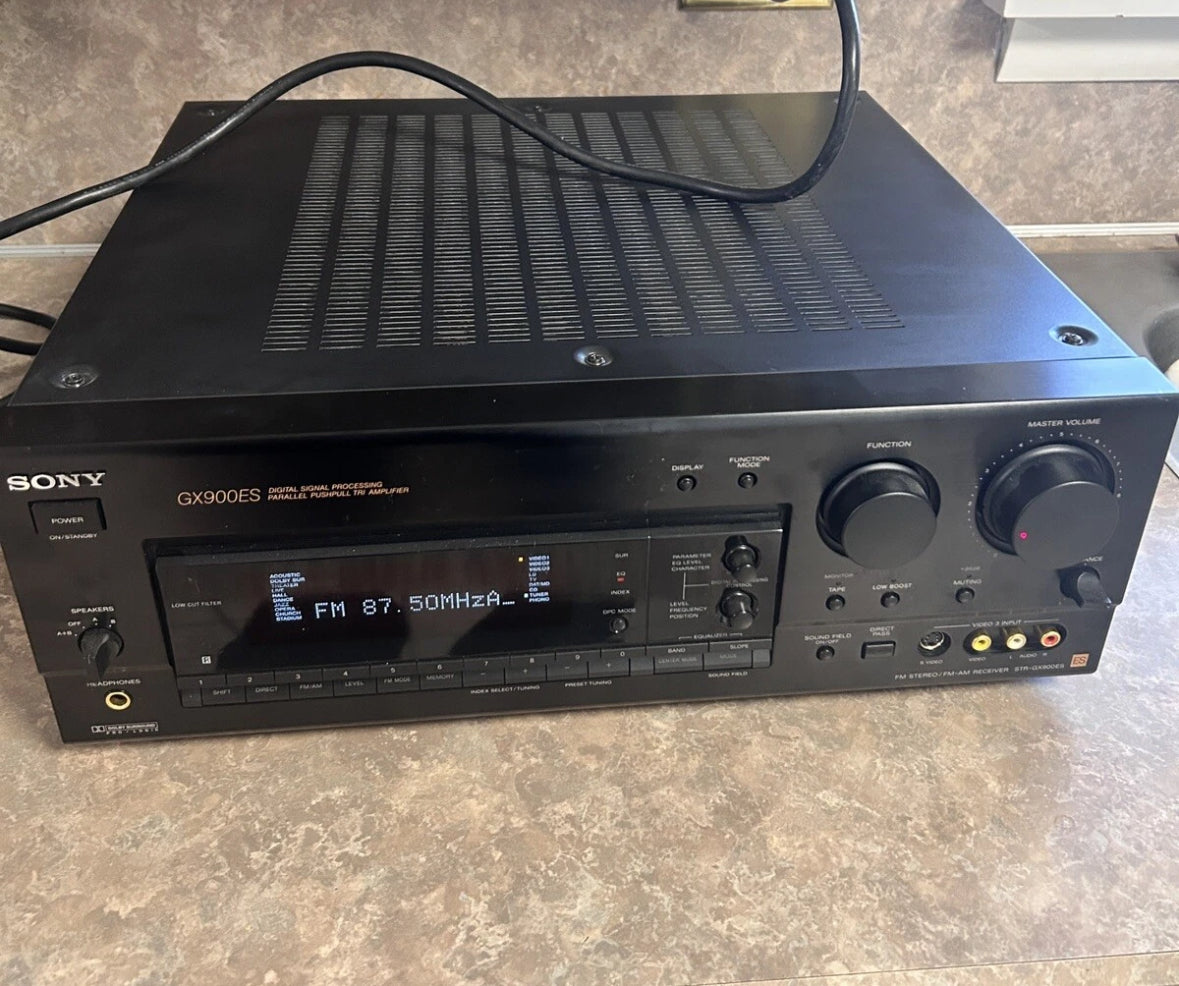 Sony STR-GX900ES 5.1 Stereo Receiver 100 WPC Beastly Surround Sound Works 👌