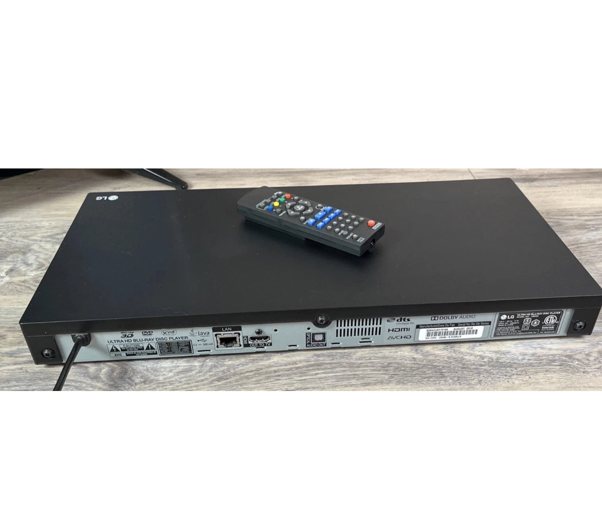 LG UBK80 4K ULTRA HD 3D Blu-Ray Disc Player with new Remote