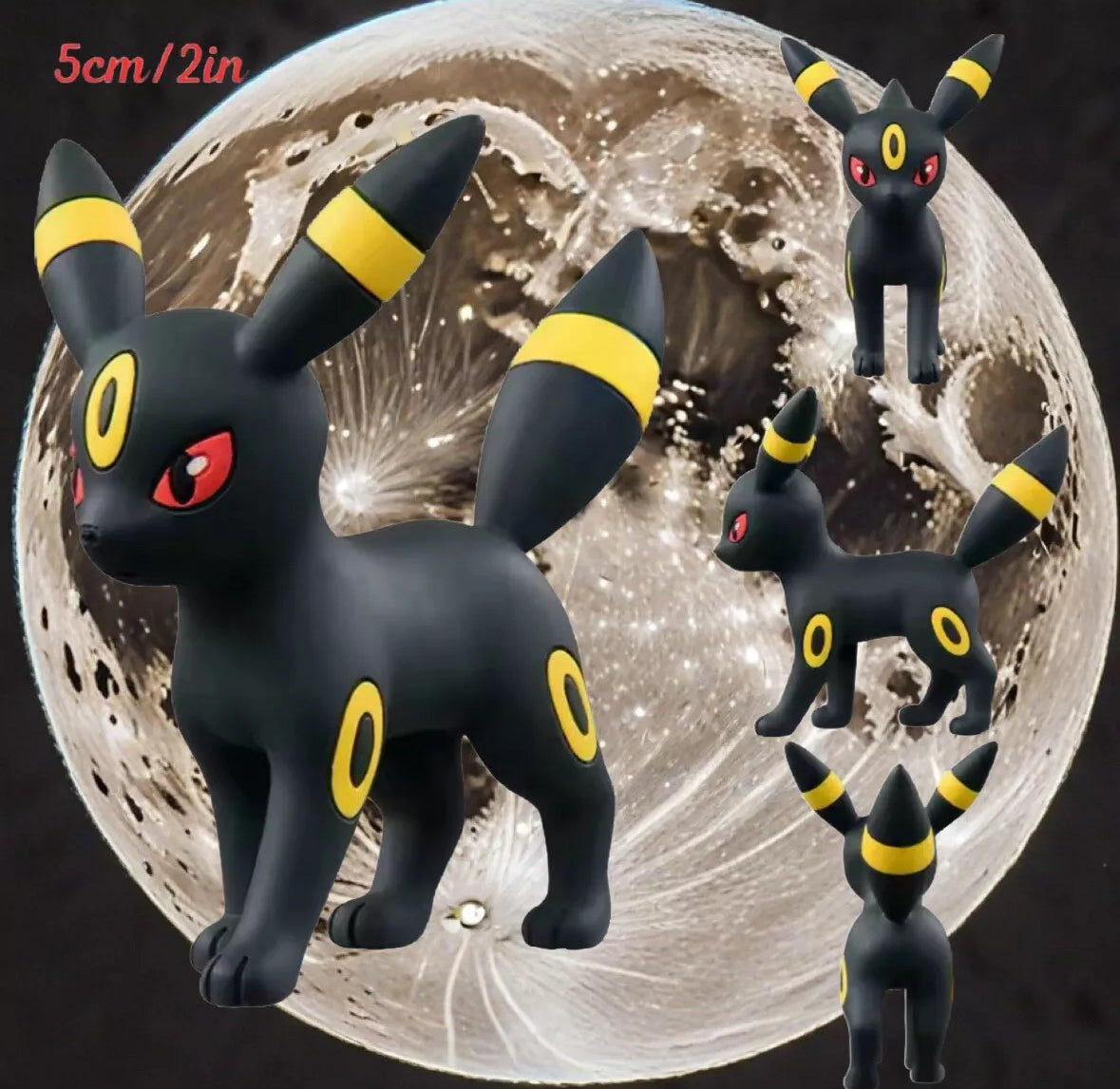 Original Takara Tomy Pokemon Umbreon Eeveelution Sylveon Vaporeon Sylveon Figure