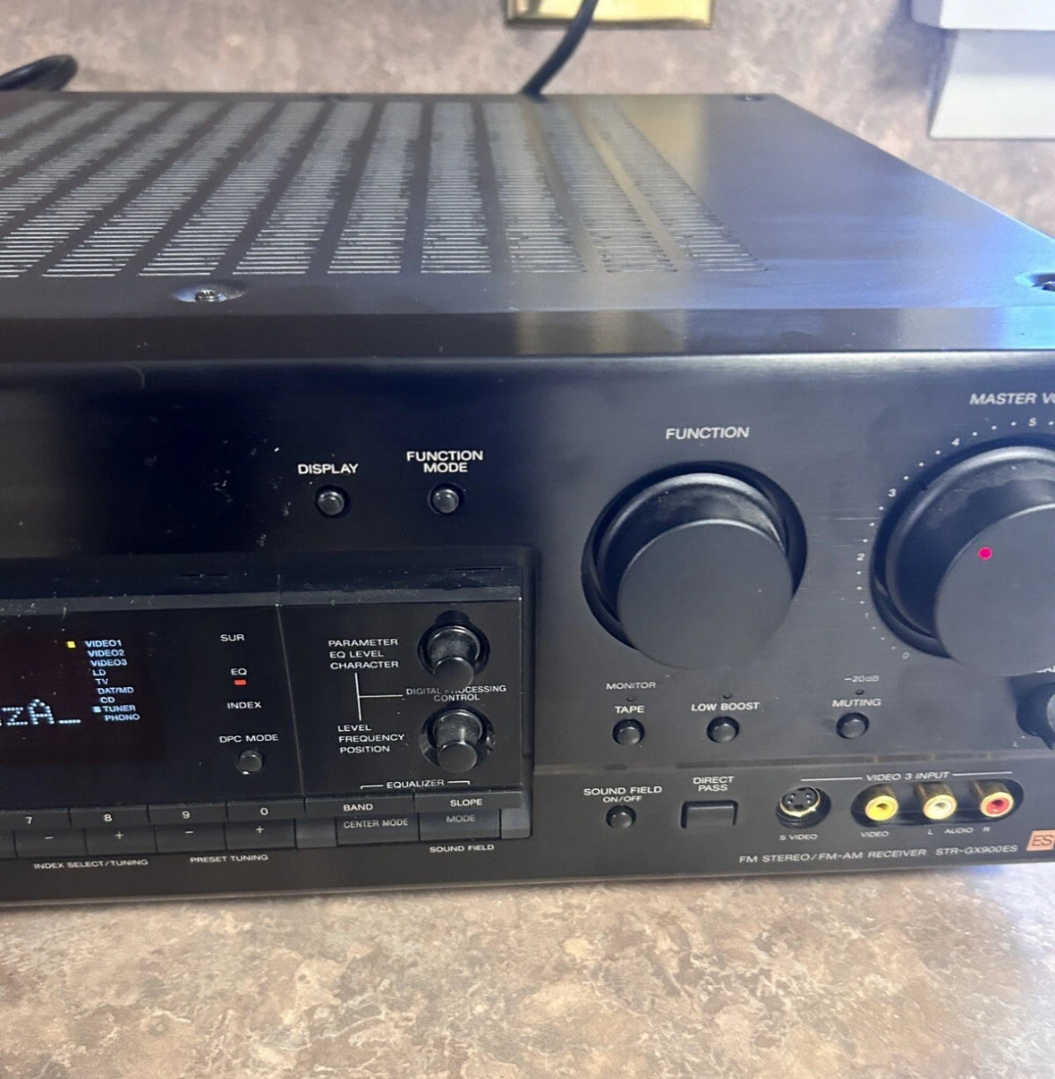 Sony STR-GX900ES 5.1 Stereo Receiver 100 WPC Beastly Surround Sound Works 👌