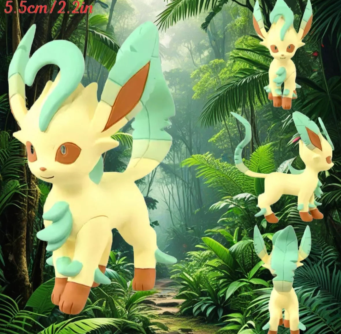 Original Takara Tomy Pokemon Umbreon Eeveelution Sylveon Vaporeon Sylveon Figure