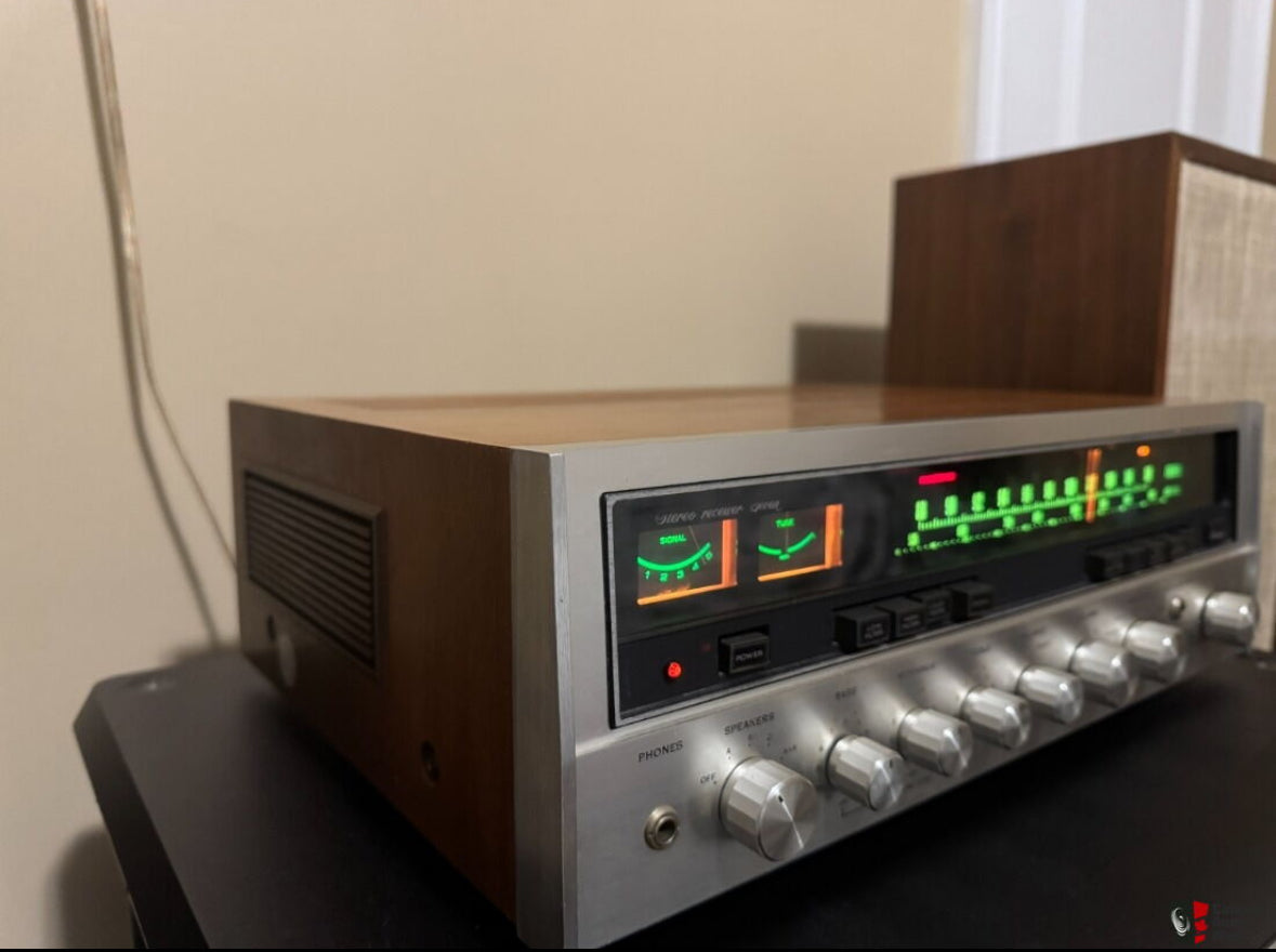 SANSUI Model Seven Stereo Receiver w/ Phono & Original Manuals. Fully Functional