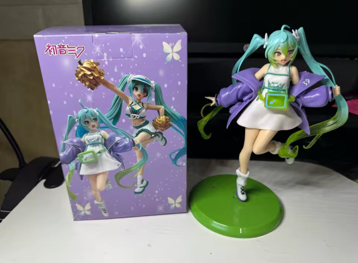 21cm Fashion Hatsune Miku Sports Girl Action Figure Anime Figurine New In Box🧚