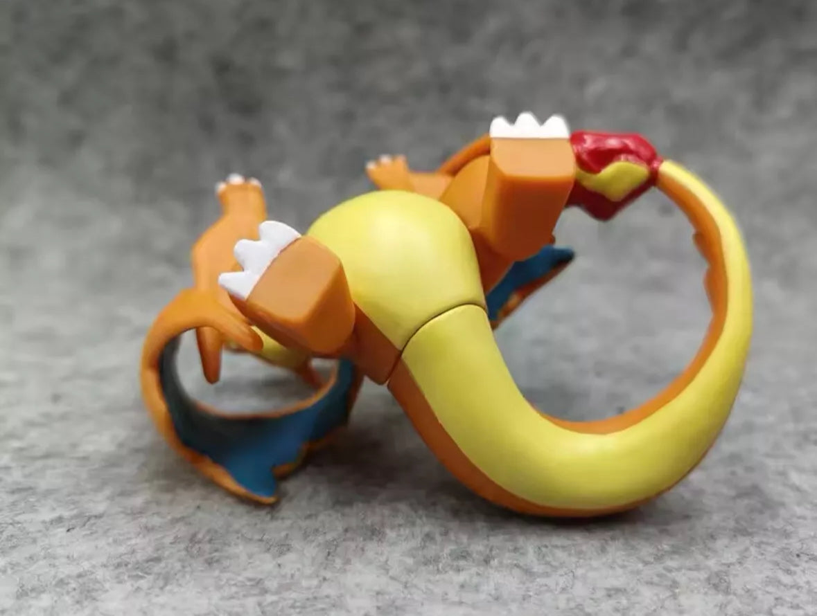 8cm Tomy Pokémon Mega Charizard Y Battle Action Figure Nintendo Toy New Rare