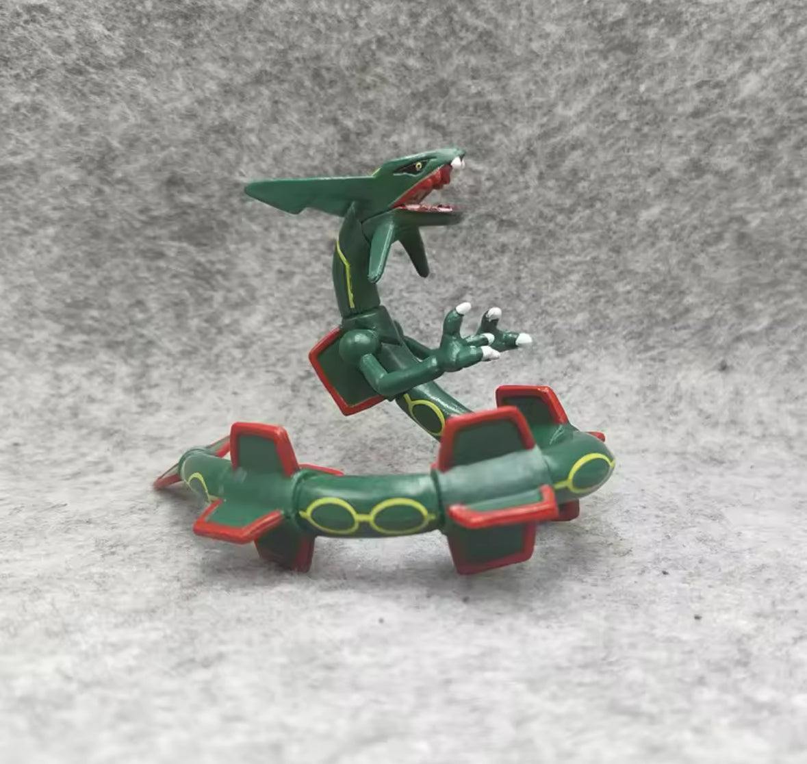 3 Inch Rayquaza DIY Assembly PVC Action Figures Joint Movable Model New