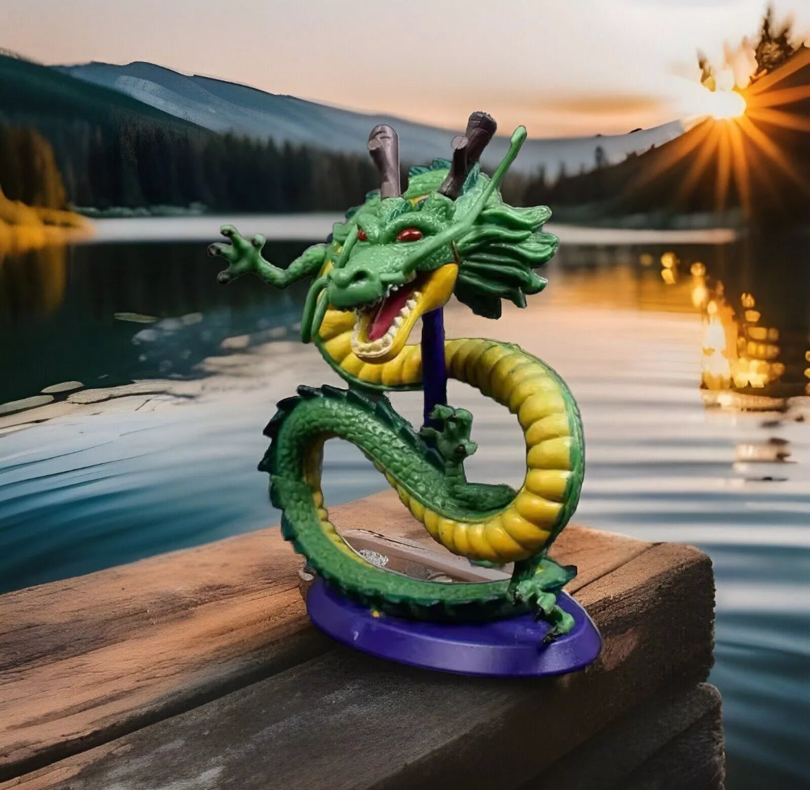 Dragon Ball Z Shenron and 10cm AnimeFigure Dbz Figurine Pvc Statue Rare New